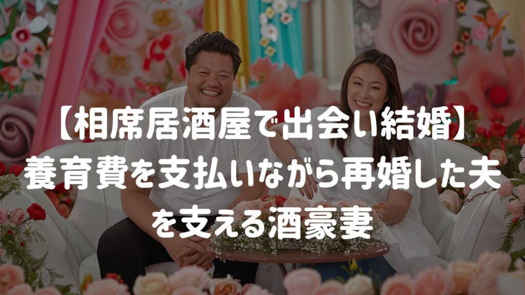 相席居酒屋で出会った新婚さんのイメージ画像